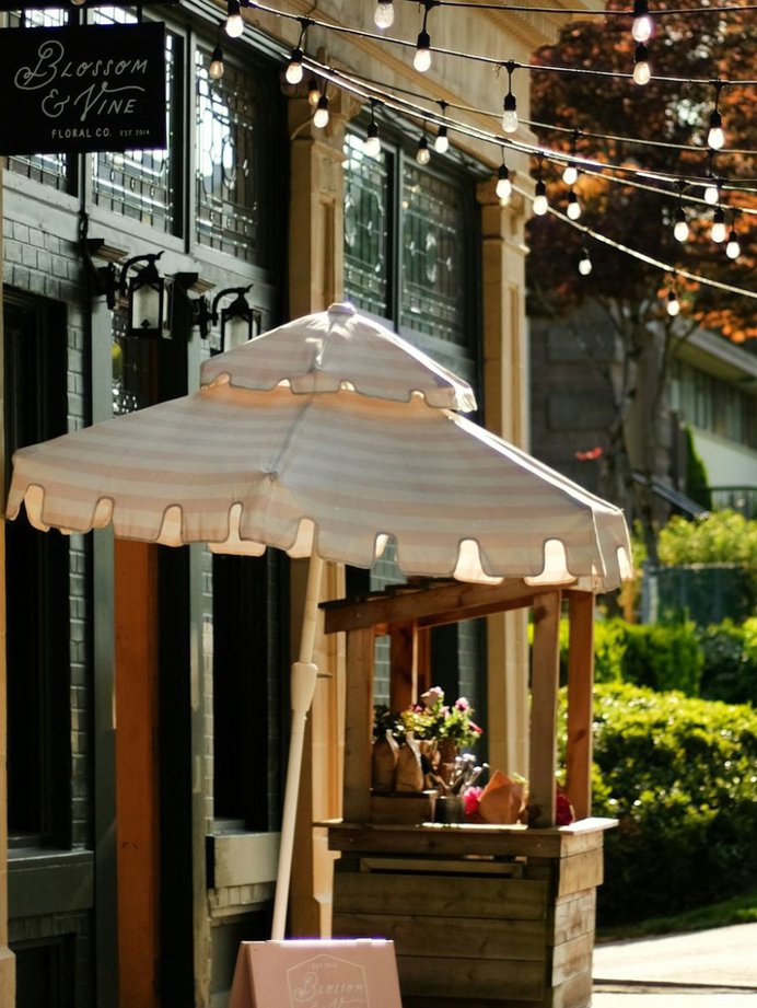 Flower shop on Main Street in Vancouver